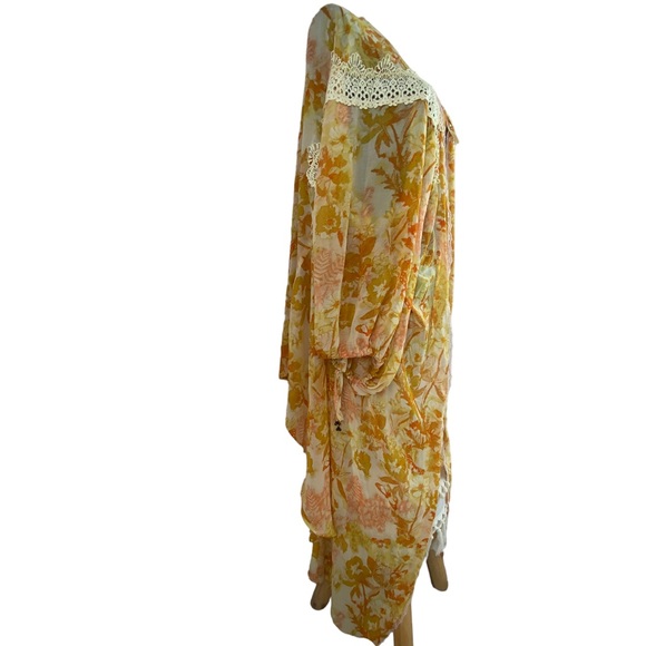 Free People Lost in Love Kimono  Kaftan size XS/S - Picture 7 of 8